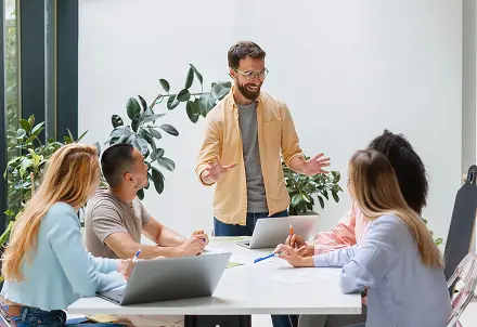 Capacitación en grupo