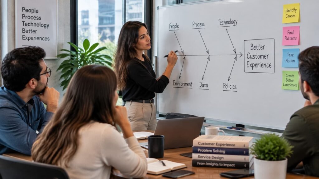 Profesional aprendiendo estrategias de experiencia del cliente